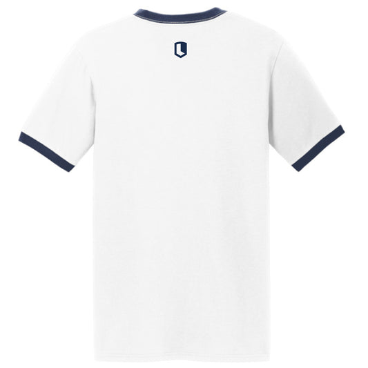 White/Navy - BACK