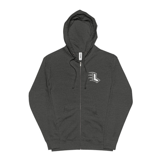Unisex Fleece Zip Up Hoodie