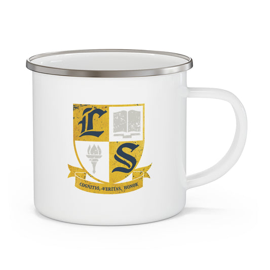 Vintage Lausanne Enamel Camping Mug